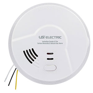 USI 4-in-1 Hardwired Smart Alarm with Smoke, Fire, CO and Gas Detection MDSCN111