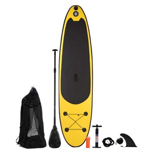 Blue Water Toys Inflatable Stand Up Paddle Board (SUP), 10ft x 30in x 4in