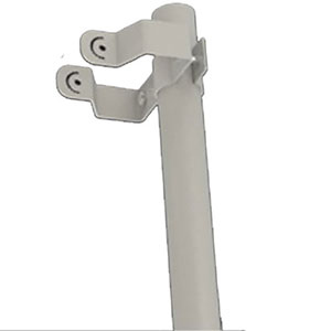 Light Efficient Design Round Pole Bracket For 8W Solar Area Light