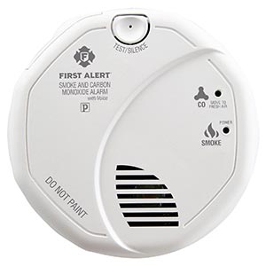 First Alert Talking Hardwired Photoelectric Smoke and Carbon Monoxide Alarm