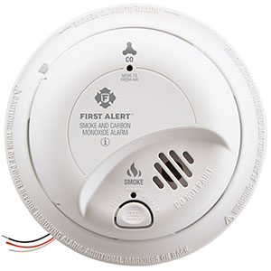 First Alert Hardwired Ionization Smoke and CO Alarm with Battery Backup