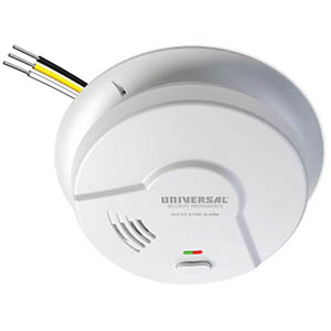 3-Pack Hardwired Smoke & Fire Alarm with 10-Year Battery Backup